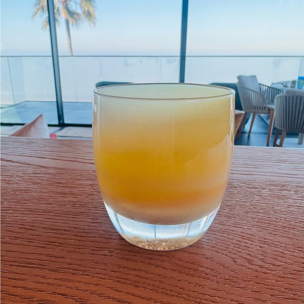 GlassyBaby “Angel” Hand‑Blown Votive Candle Holder – Core Sympathy Color